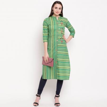 Designer Cotton Kurti Multi