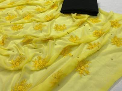 Designer Georgette Fancy Saree
