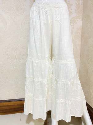 Designer Handwork Rayon Kurti Blue
