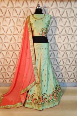Exclusive Embroidery Work Designer Lehenga