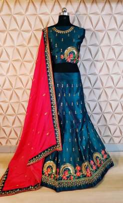 Exclusive Embroidery Work Designer Lehenga