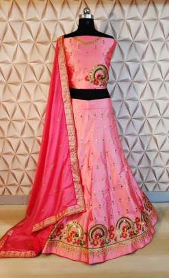 Exclusive Embroidery Work Designer Lehenga