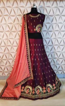 Exclusive Embroidery Work Designer Lehenga