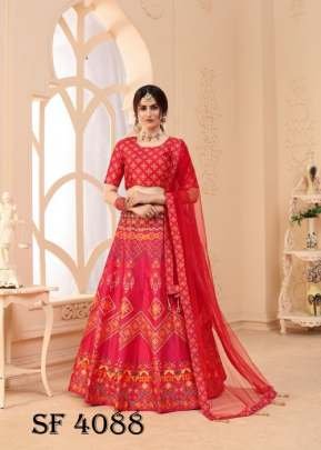 FLORAL VOL  2 Bridal Lehengha Choli In Pink Color By SHUBHKALA