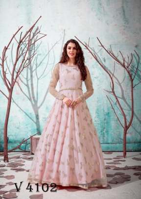 FLORY VOL 13 Anarkali Long Gown In Pink Color By SHUBHKALA