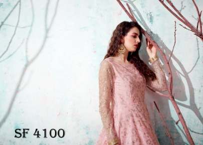 FLORY VOL 13 Anarkali Long Gown In Pink Color By SHUBHKALA