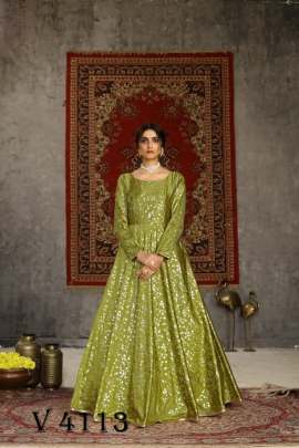FLORY VOL 15 Anarkali Long Gown In Fluorescent Color By SHUBHKALA