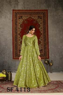 FLORY VOL 15 Anarkali Long Gown In Fluorescent Color By SHUBHKALA