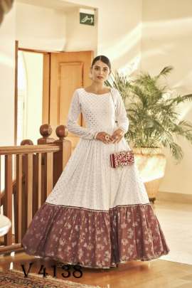 FLORY VOL 18 Anarkali Long Gown In Multi Color By SHUBHKALA