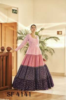 FLORY VOL 18 Anarkali Long Gown In Multi Color By SHUBHKALA