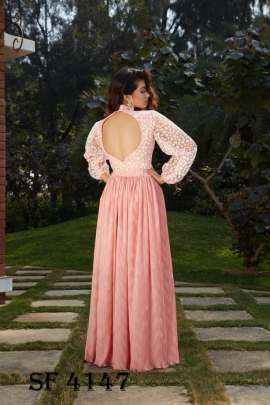 Frill   Flare Vol  2 Skirt Top In Pink Color By SHUBHKALA
