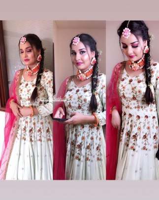 GEORGETTE WITH EMBROIDERY RIVET MOTI WORK WITH RIVET MOTI WORK