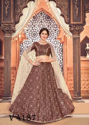 GIRLY VOL 16 Designer Lehengha Choli In Deep Maroon Color By SHUBHKALA