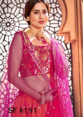 GIRLY VOL 16 Designer Lehengha Choli In Orange Color By SHUBHKALA