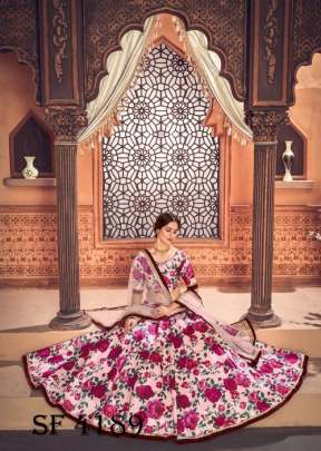 GIRLY VOL 16 Designer Lehengha Choli In Peach Color By SHUBHKALA