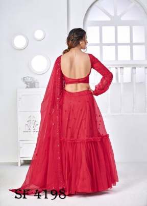 GIRLY VOL 19 Designer Lehengha Choli In Rani Color By SHUBHKALA
