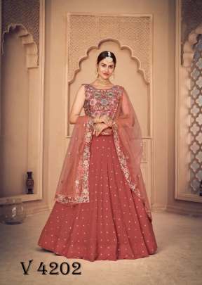 GIRLY VOL 21 Designer Lehengha Choli In Coffee Pink Color By SHUBHKALA