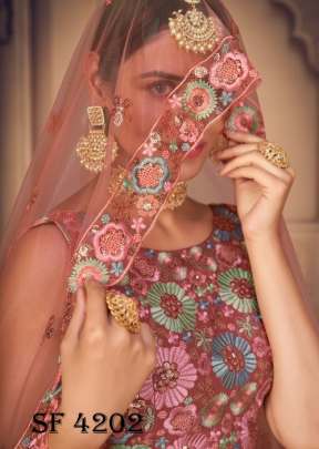 GIRLY VOL 21 Designer Lehengha Choli In Coffee Pink Color By SHUBHKALA