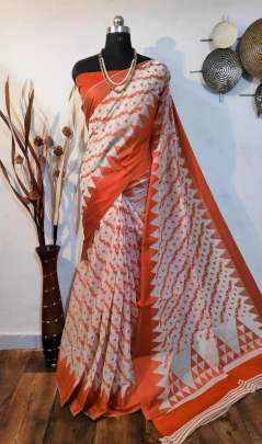 Handloom Cotton Weaving Saree