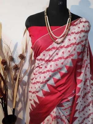 Handloom Cotton Weaving Saree