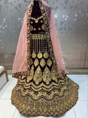 Heavy desinger Bridal Lehenga Choli Design Nb 18