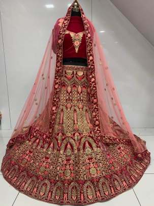Heavy desinger Bridal Lehenga Choli Design Nb 27
