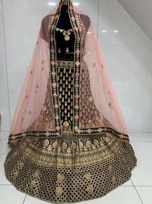 Heavy desinger Bridal Lehenga Choli Design Nb 42