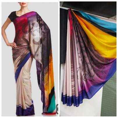 Imported Silk Sartin Muilti Color