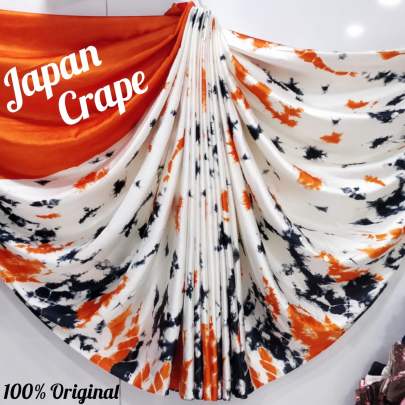 Japan Crepe Orange Color