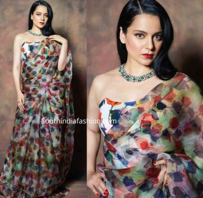 KD S BEAUTIFUL BOLLYWOOD KANGANA RANAUT  S SAREE 