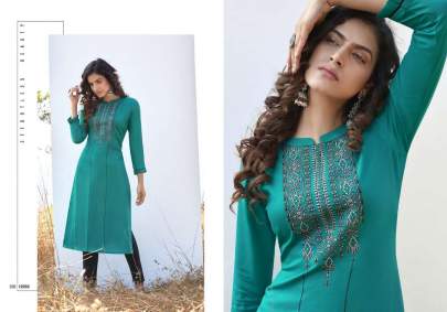 Kalaroop Lily Vol 17 by Kajree Kurti Wholesale Catalog 10 Pcs