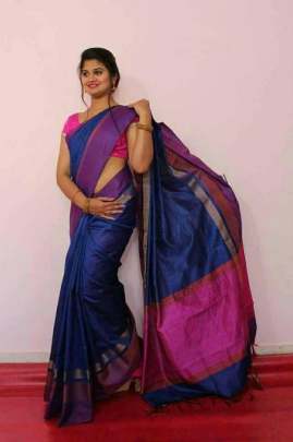 Khadi Cotton Royal 1 Purple