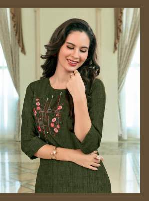 Ladies Flavour Dzire Kurti with Pant Catalog