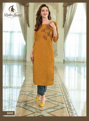 Ladies Flavour Dzire Kurti with Pant Catalog