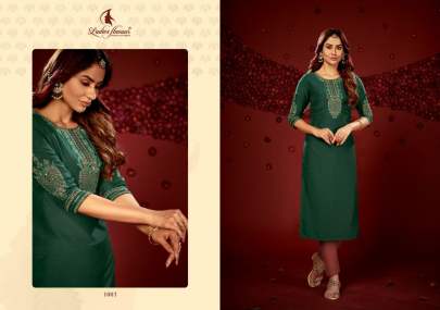 Ladies Flavour Present Ethnic Kurtis Ragini Catalog