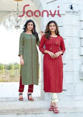 Ladies Flavour Saanvi Heavy Rayon kurti pent 