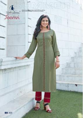 Ladies Flavour Saanvi Heavy Rayon kurti pent 