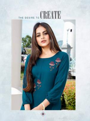 Ladies Flavour Signature Kurti with Palazzo Catalog