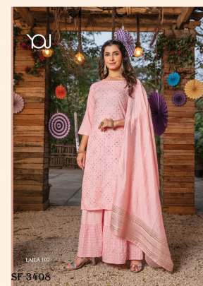 Laila Kurti With Sharara & Dupatta In 6 Design By Wanna