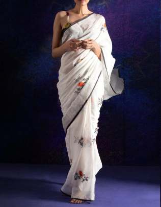 Linen Saree 11