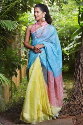 Linen Saree 13