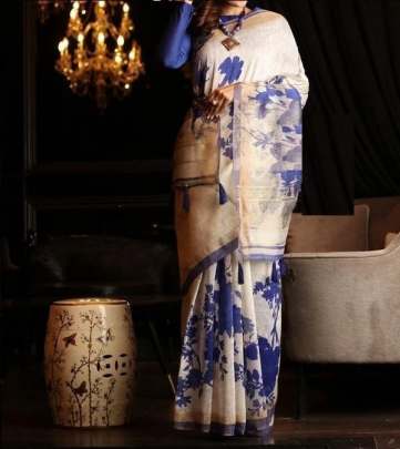 Linen Saree 26