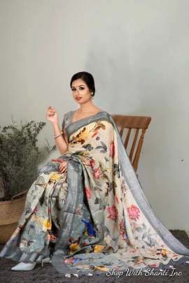 Linen Saree 30