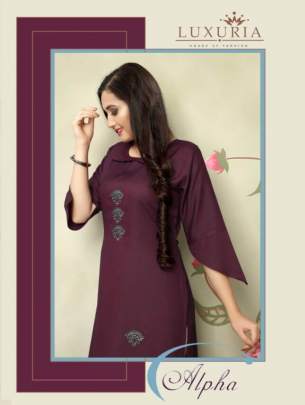 Luxuria Alpha Kurti Catalog