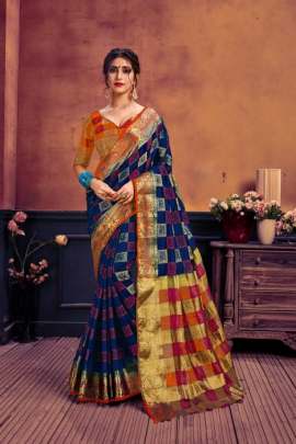 Madhubala Navy Blue