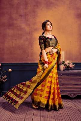 Madhubala Yellow And Orange
