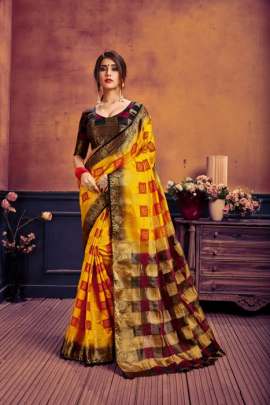 Madhubala Yellow And Orange