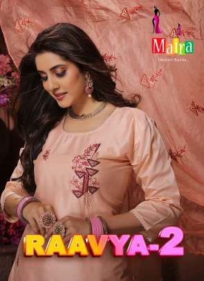 Maira Raavya Vol 2 Designer Kurti With Pant And Dupatta Collection