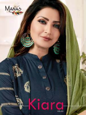 Manas Kiara Kurti with Dupatta Catalog