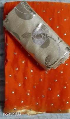 NAZNEEN FOIL WORK SAREE